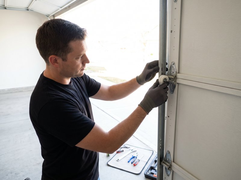 Garage Door Roller Replacement by Emerald of Merchants