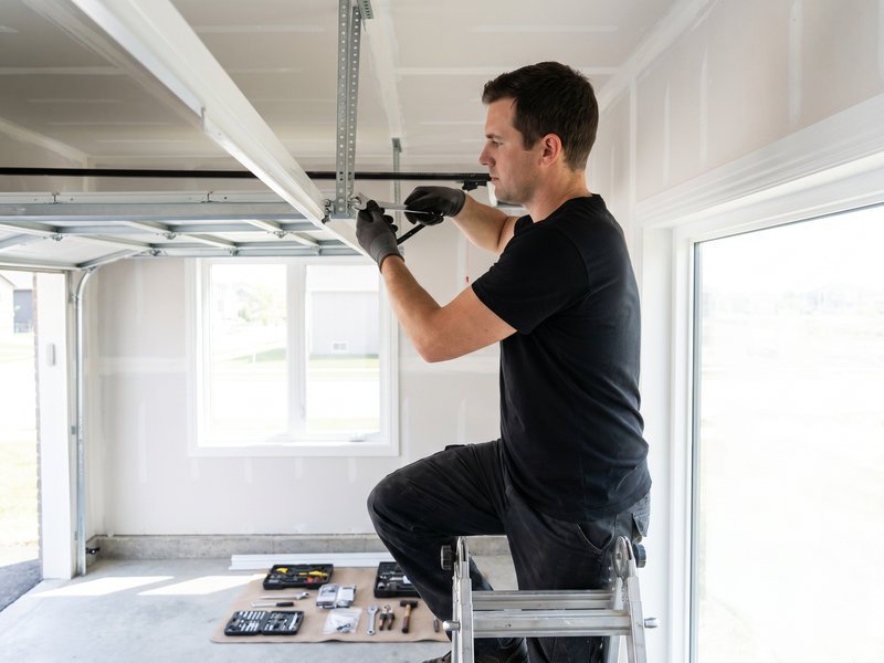 Garage door repair work by Emerald of Merchants in Niceville