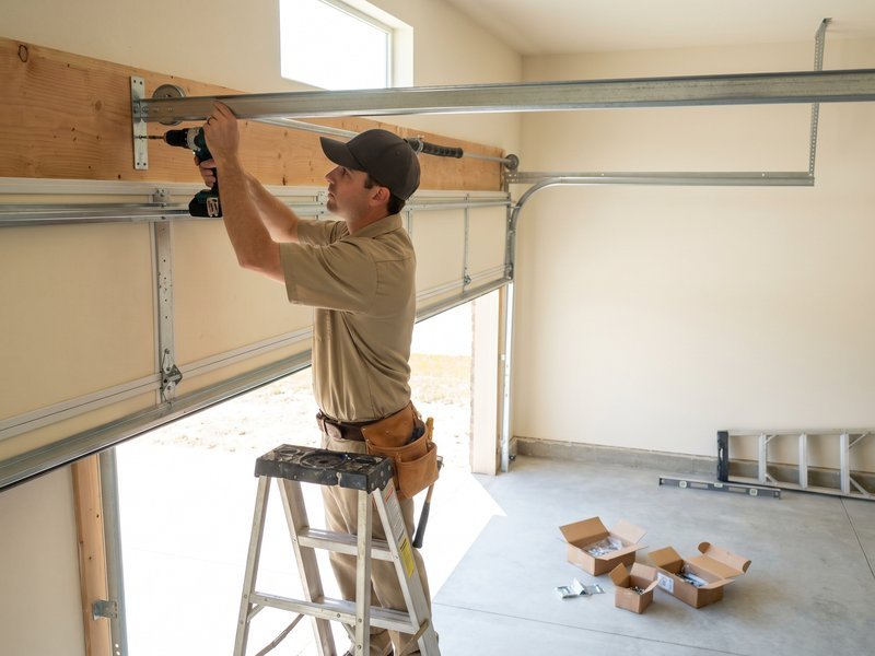 New Garage Door Installation by Emerald of Merchants